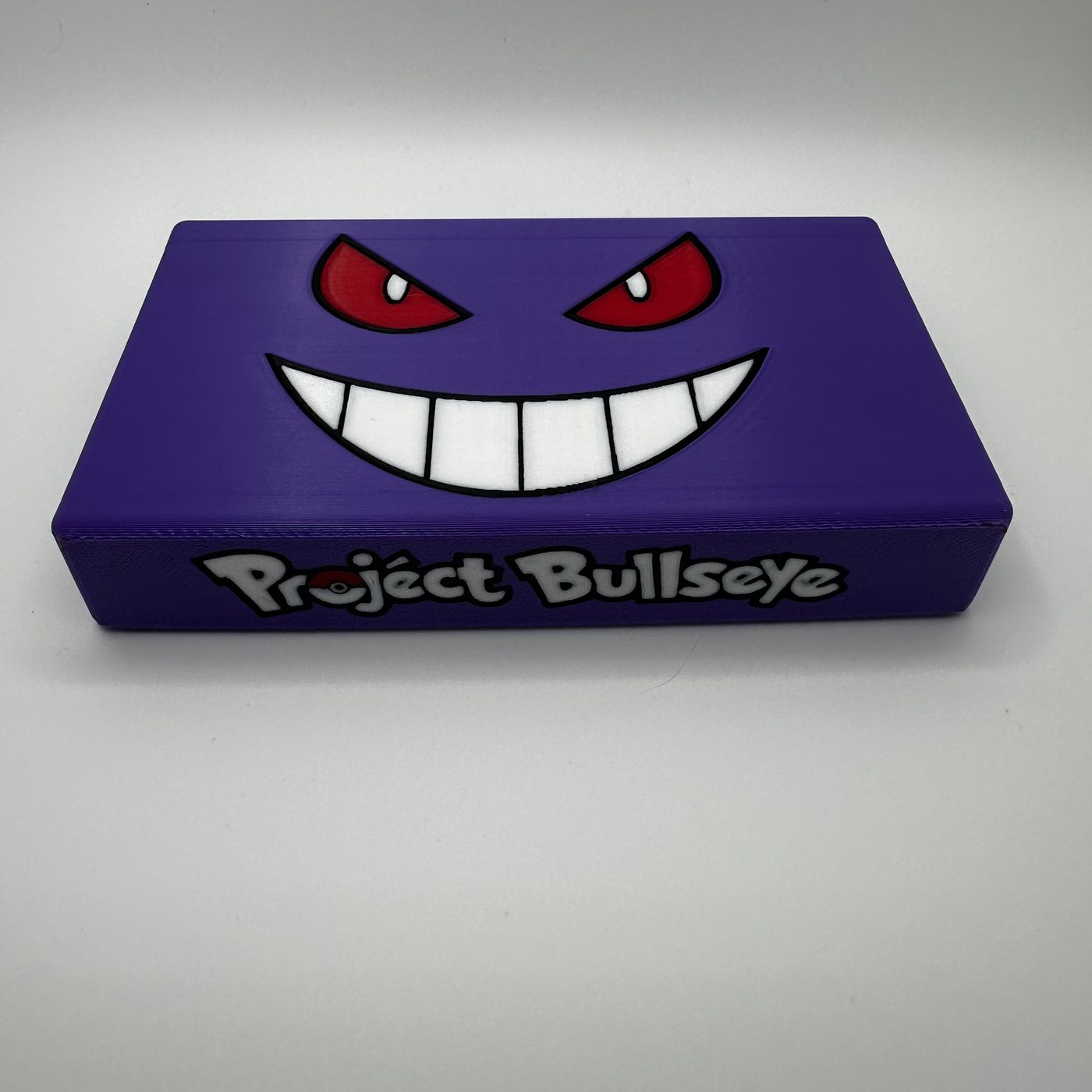 Gengar hatchet sheath showing the Project Bullseye name printed into the spine