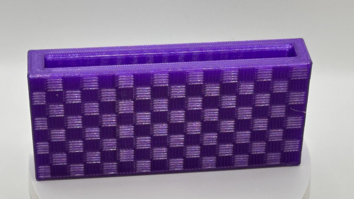 Purple checkerboard hatchet sheath